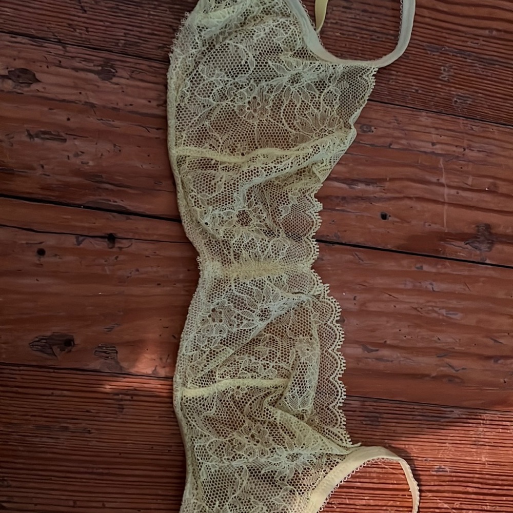 Neon yellow bra gap body